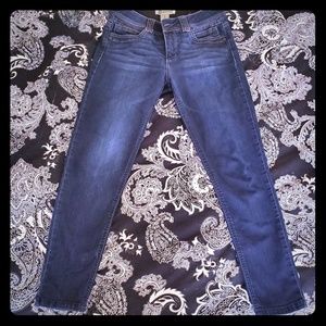 Democracy Dark Wash Skinny Jeans - Ab Technology